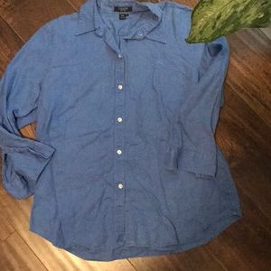 Chaps linen shirt tunic